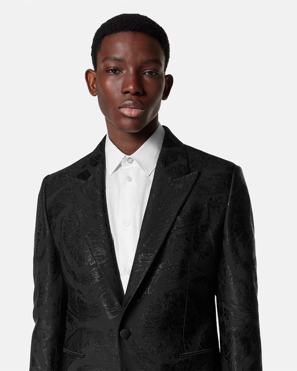 Jacquard Wool-Blend Blazer - Image 3