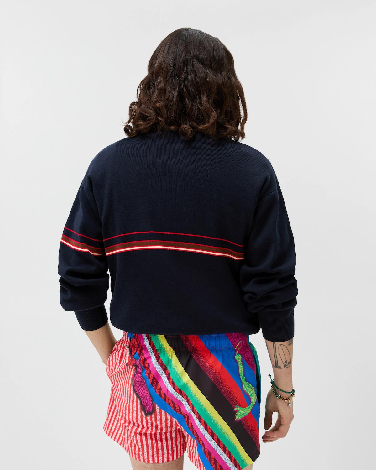 Embroidered-Logo Cotton Knit Polo - Image 3