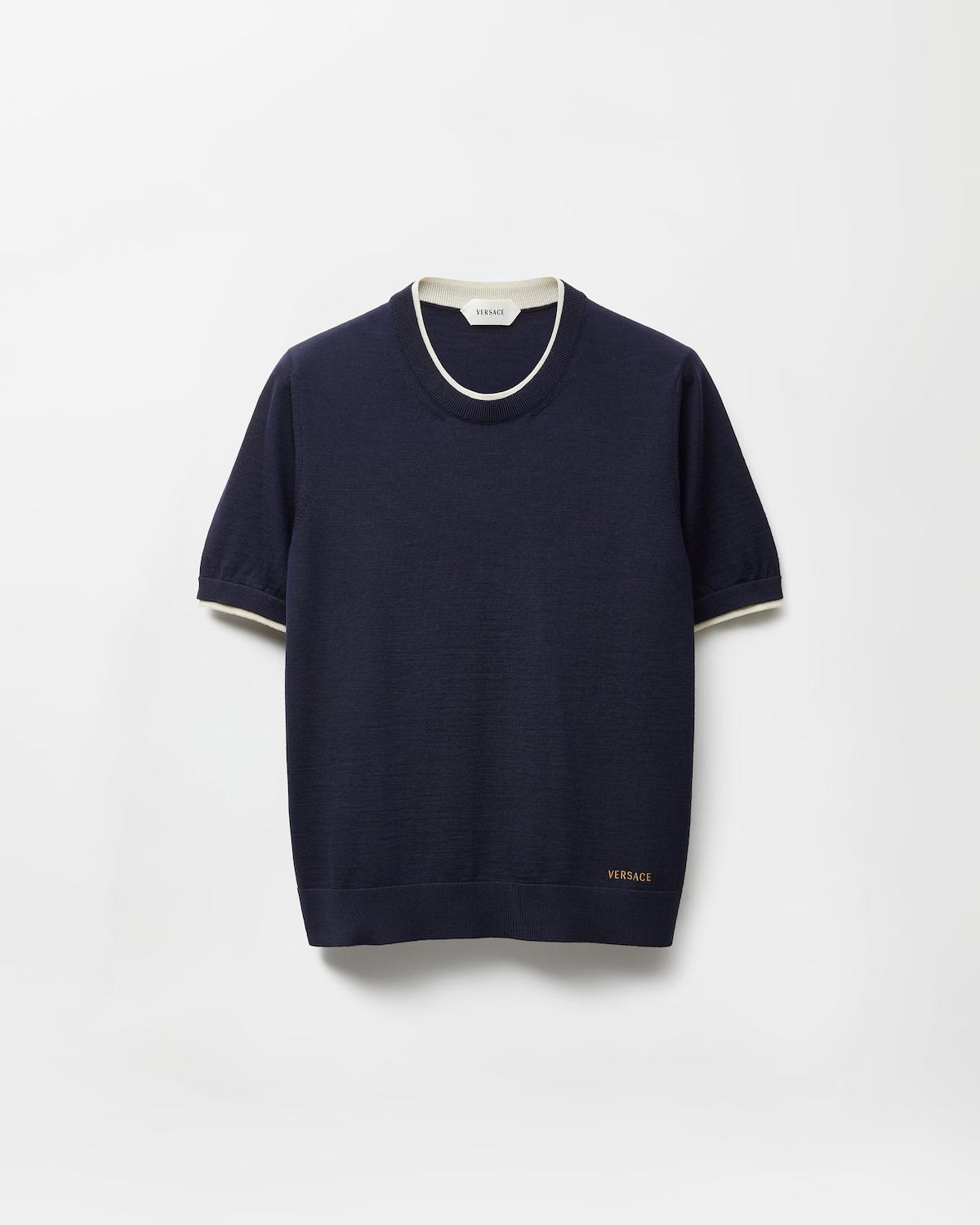 Wool Knit T-shirt