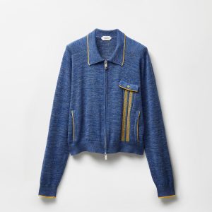 Moulin?? Jacquard Knit Zip Sweater