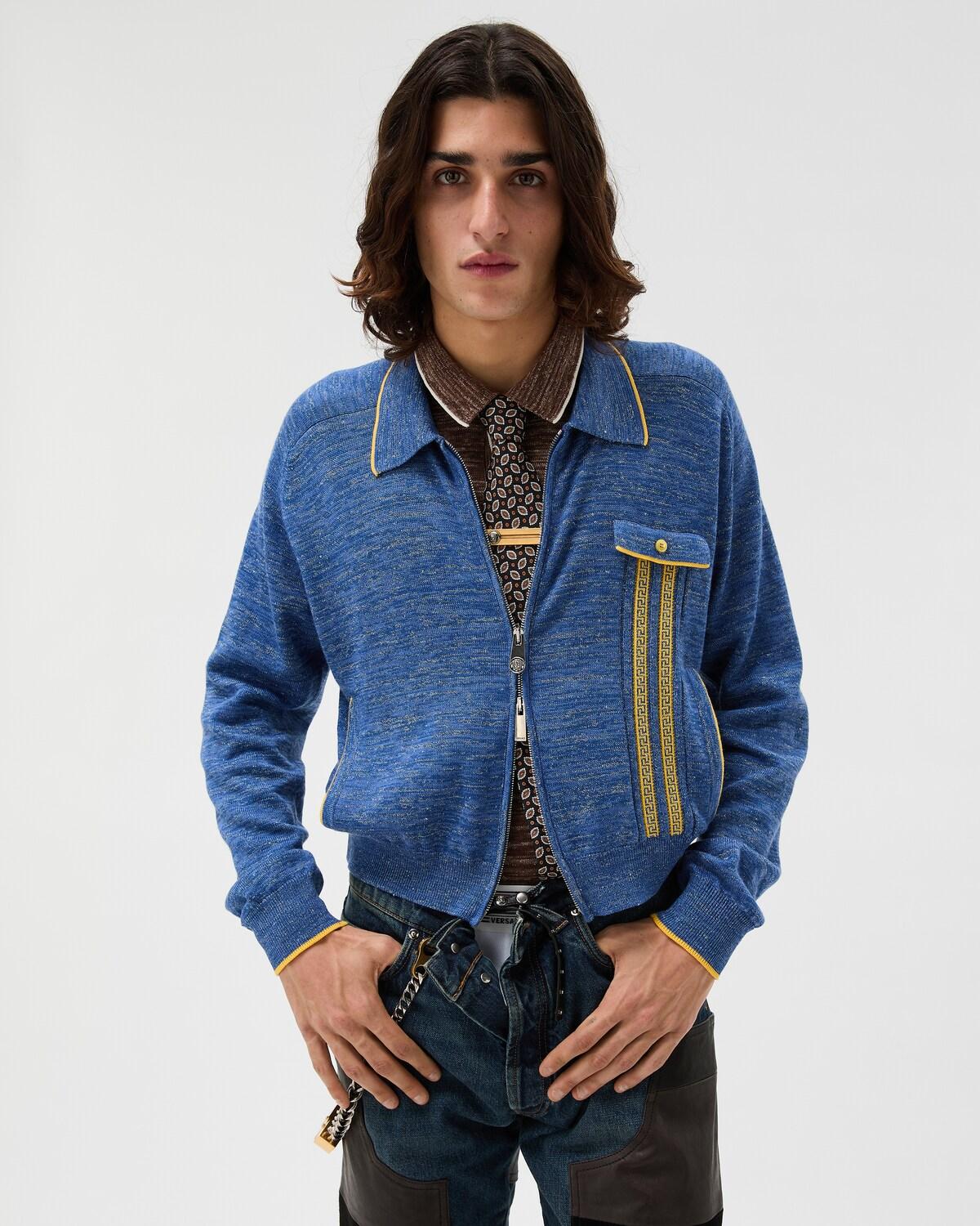 Moulin?? Jacquard Knit Zip Sweater - Image 2