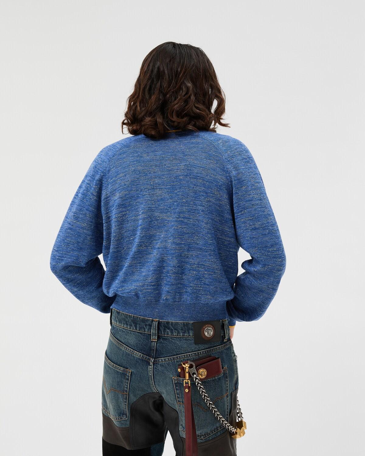 Moulin?? Jacquard Knit Zip Sweater - Image 3