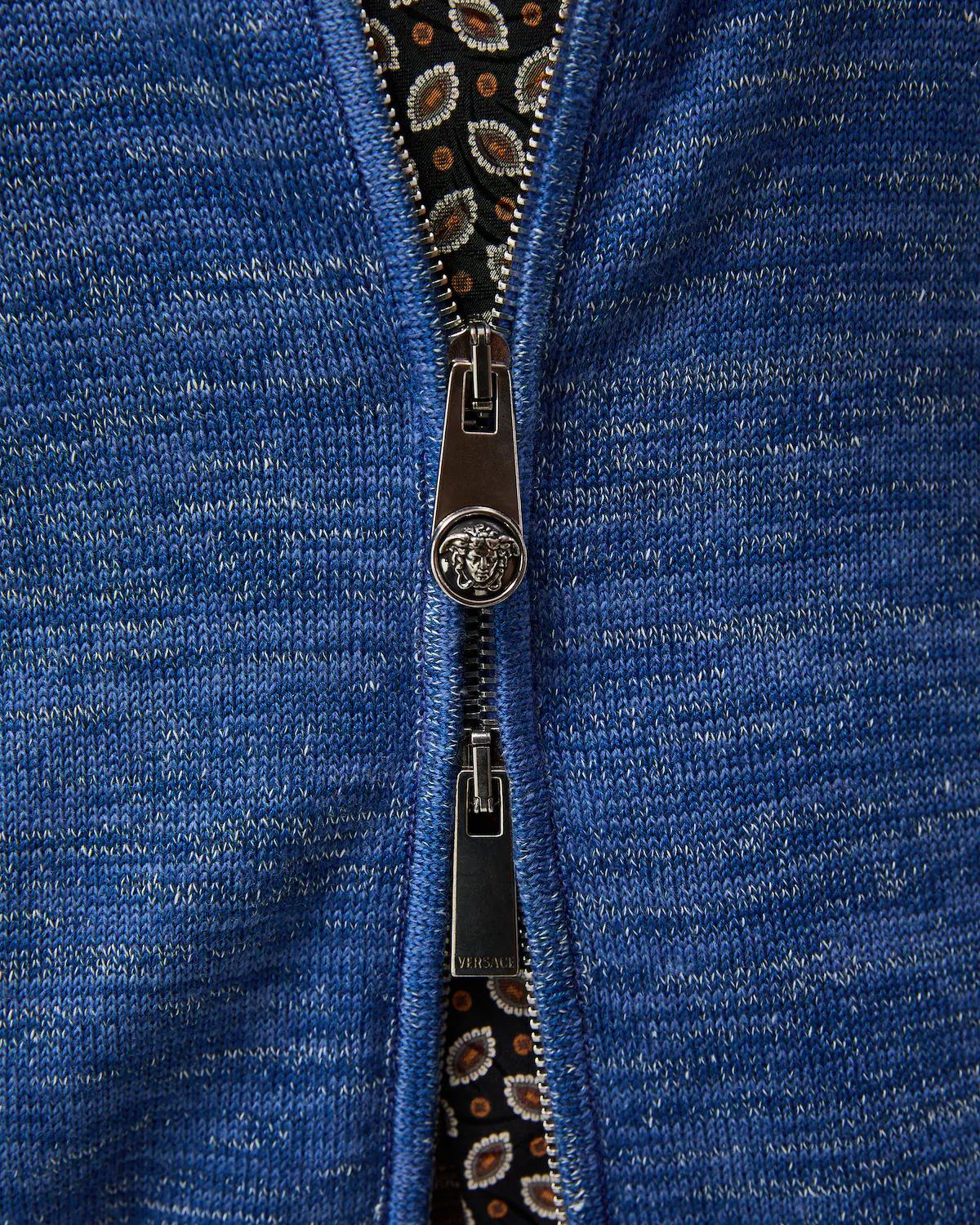 Moulin?? Jacquard Knit Zip Sweater - Image 5