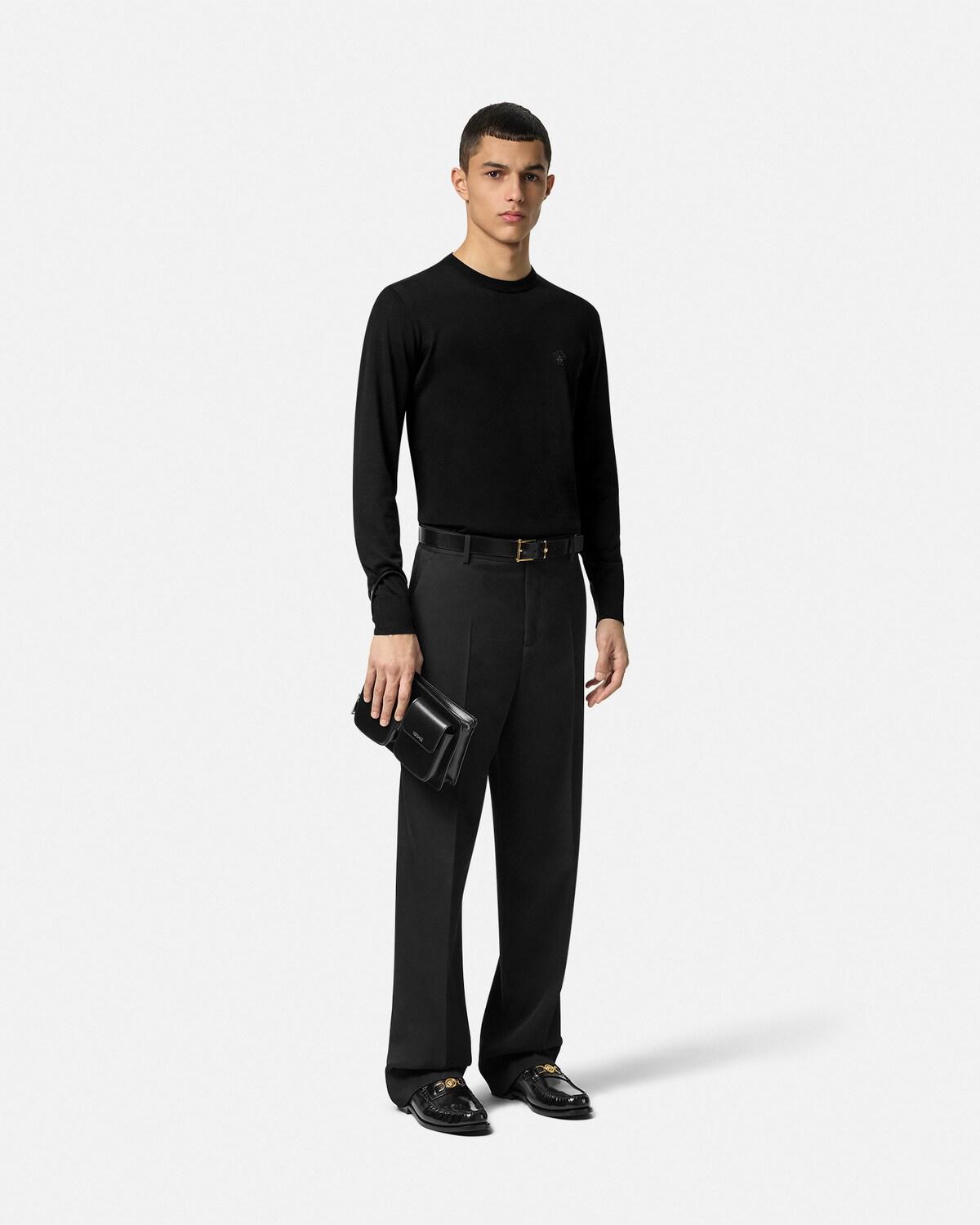 Embroidered Wool-Blend Knit Sweater - Image 2