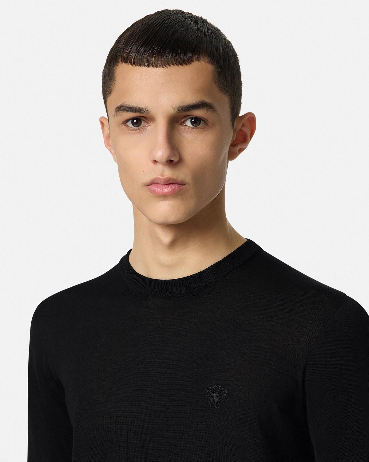 Embroidered Wool-Blend Knit Sweater - Image 3