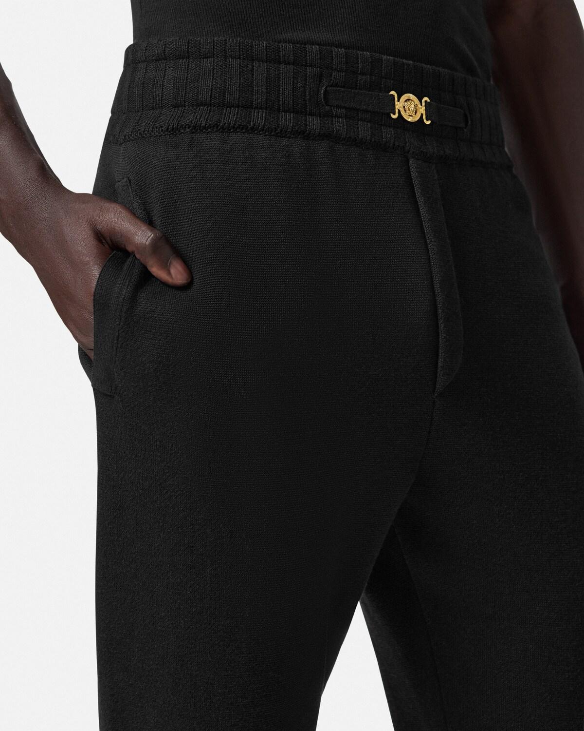 Cashmere-Cotton Knit Sweatpants - Image 3