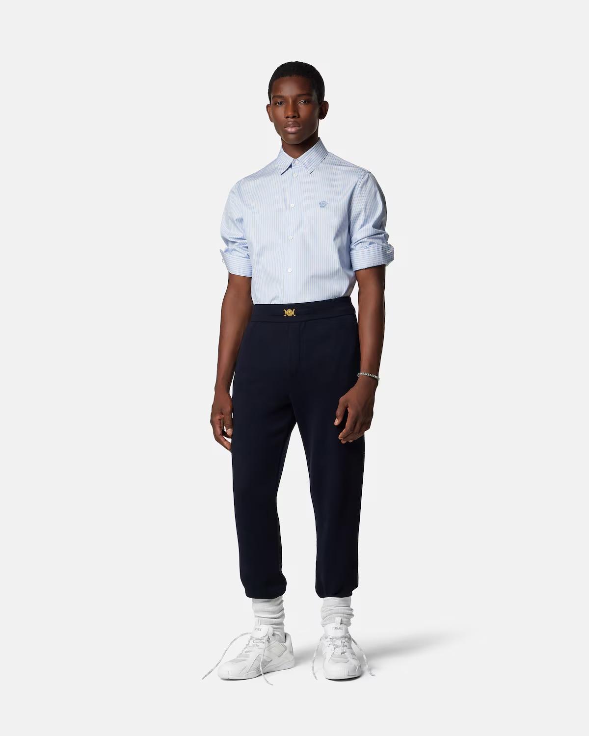 Cashmere-Cotton Knit Sweatpants - Image 2