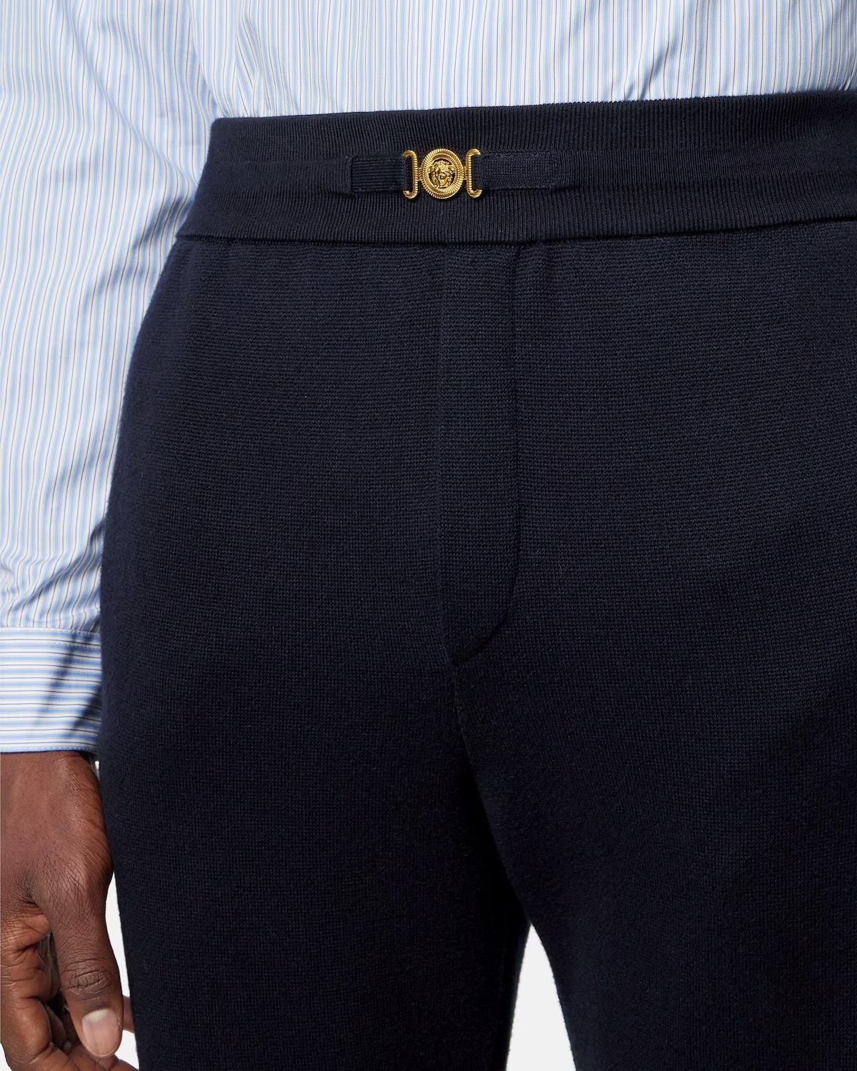 Cashmere-Cotton Knit Sweatpants - Image 3