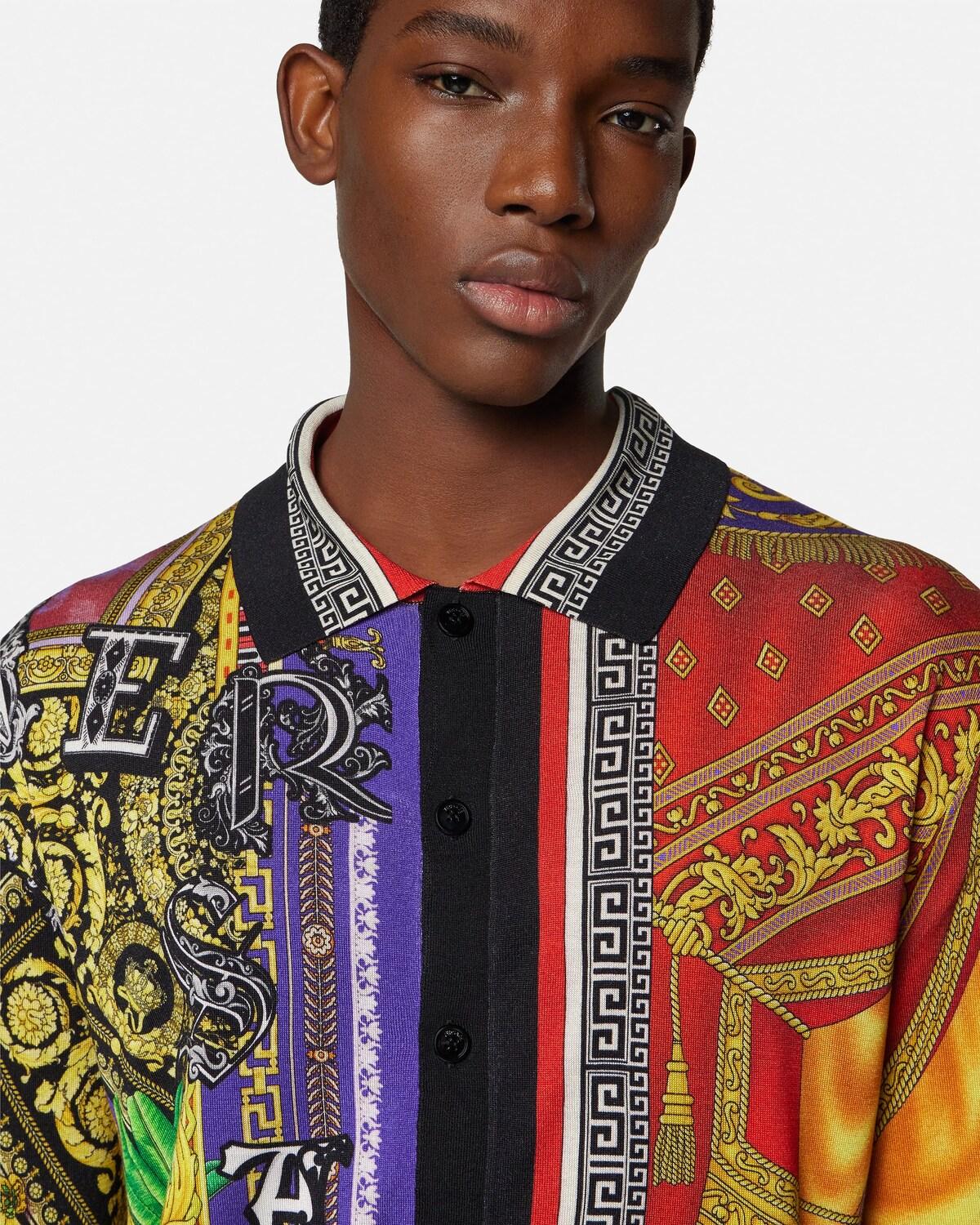 Printed Silk Knit Shirt - Image 3