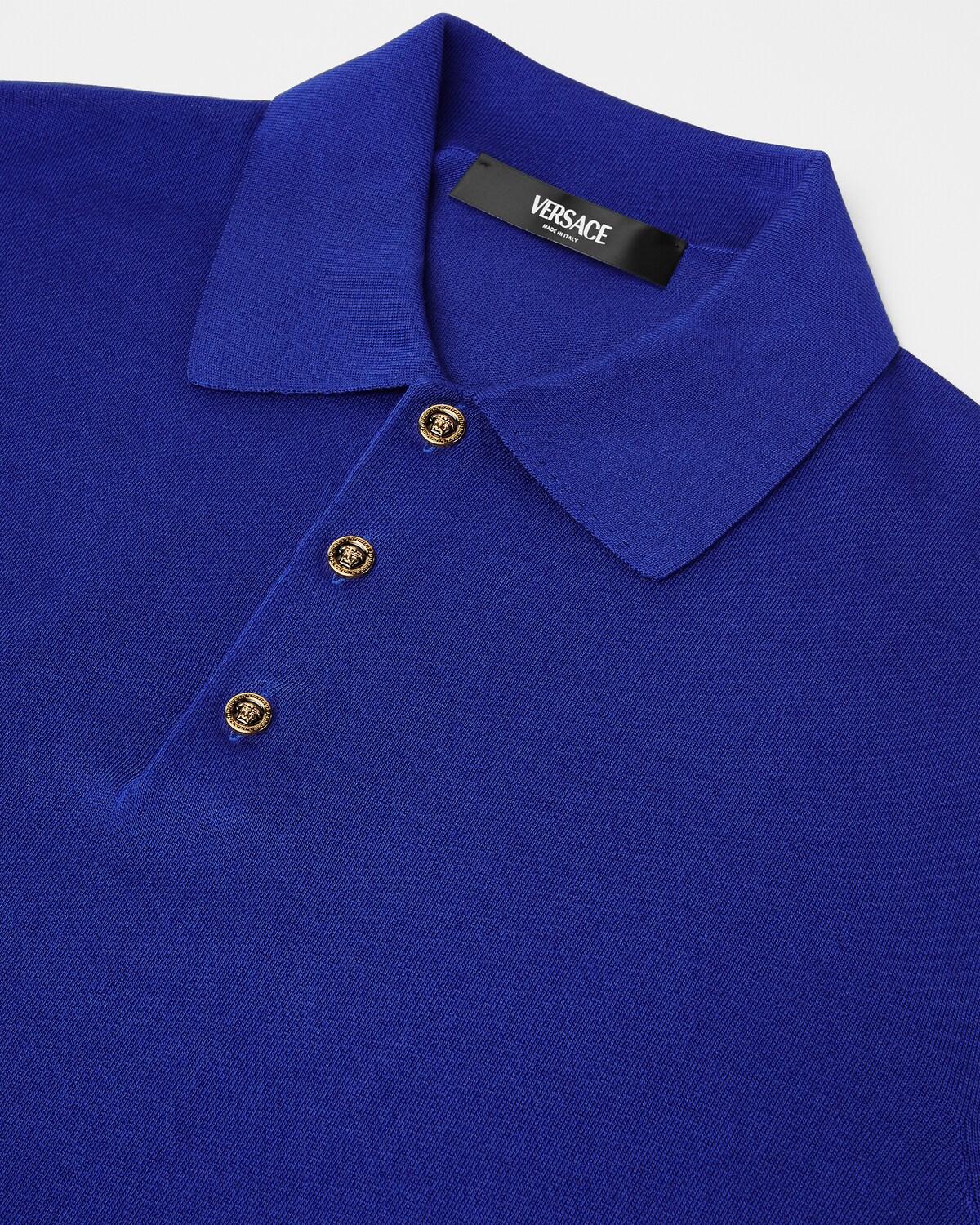 Silk-Cotton Knit Polo - Image 2
