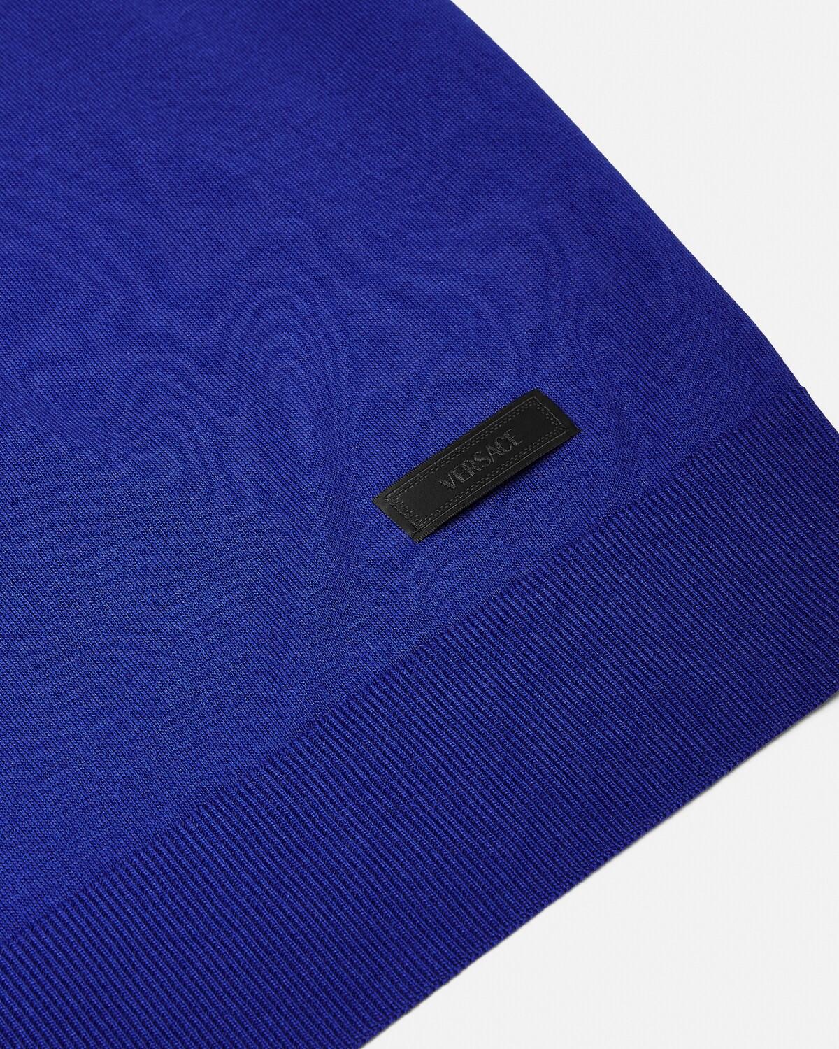 Silk-Cotton Knit Polo - Image 4