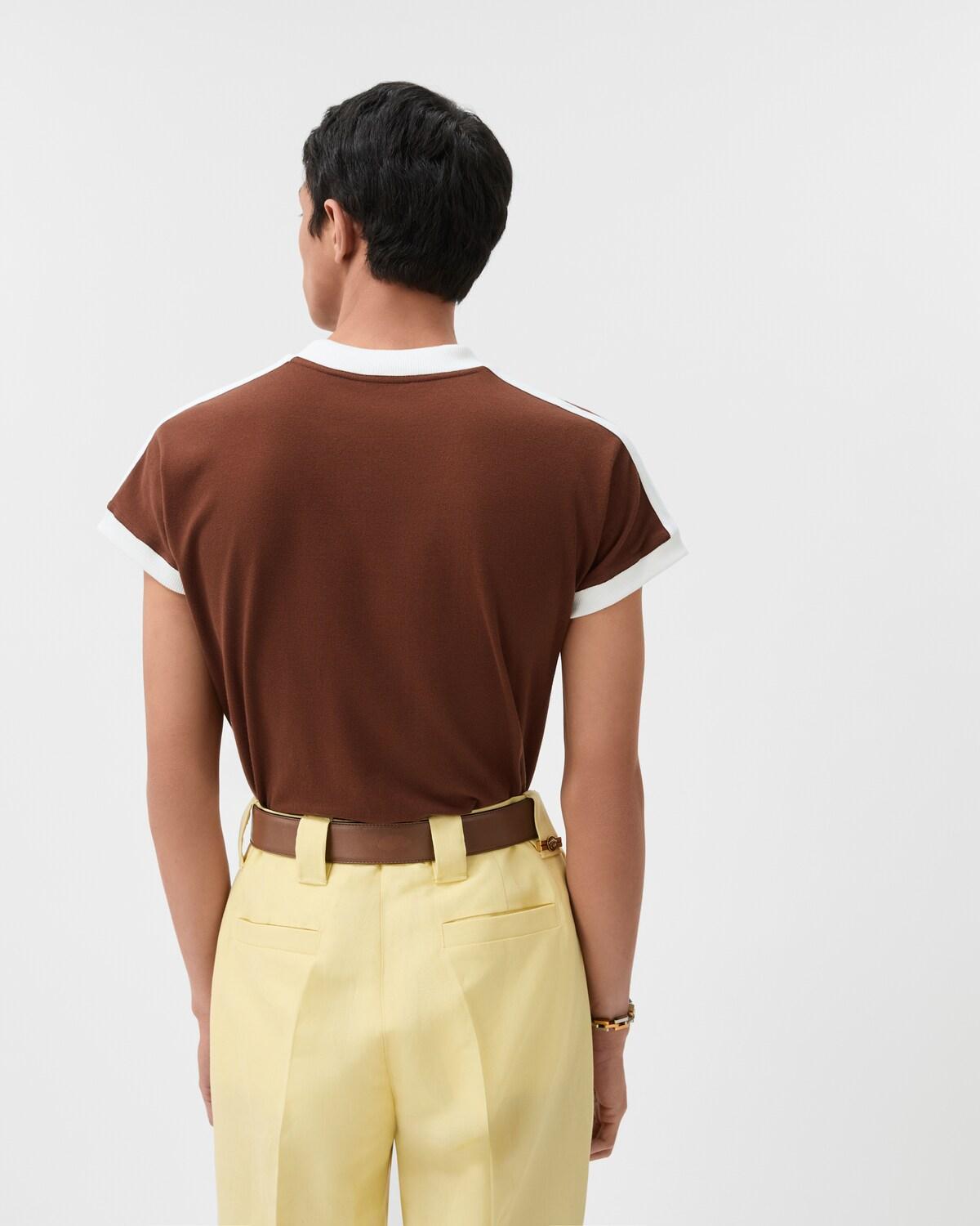 Embroidered-Logo Stretch Cotton-Jersey Slim T-Shirt - Image 3