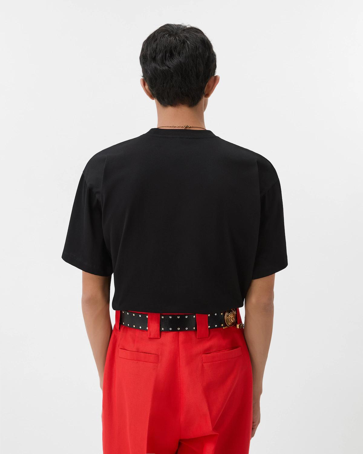 Embroidered Cotton-Jersey T-Shirt - Image 3