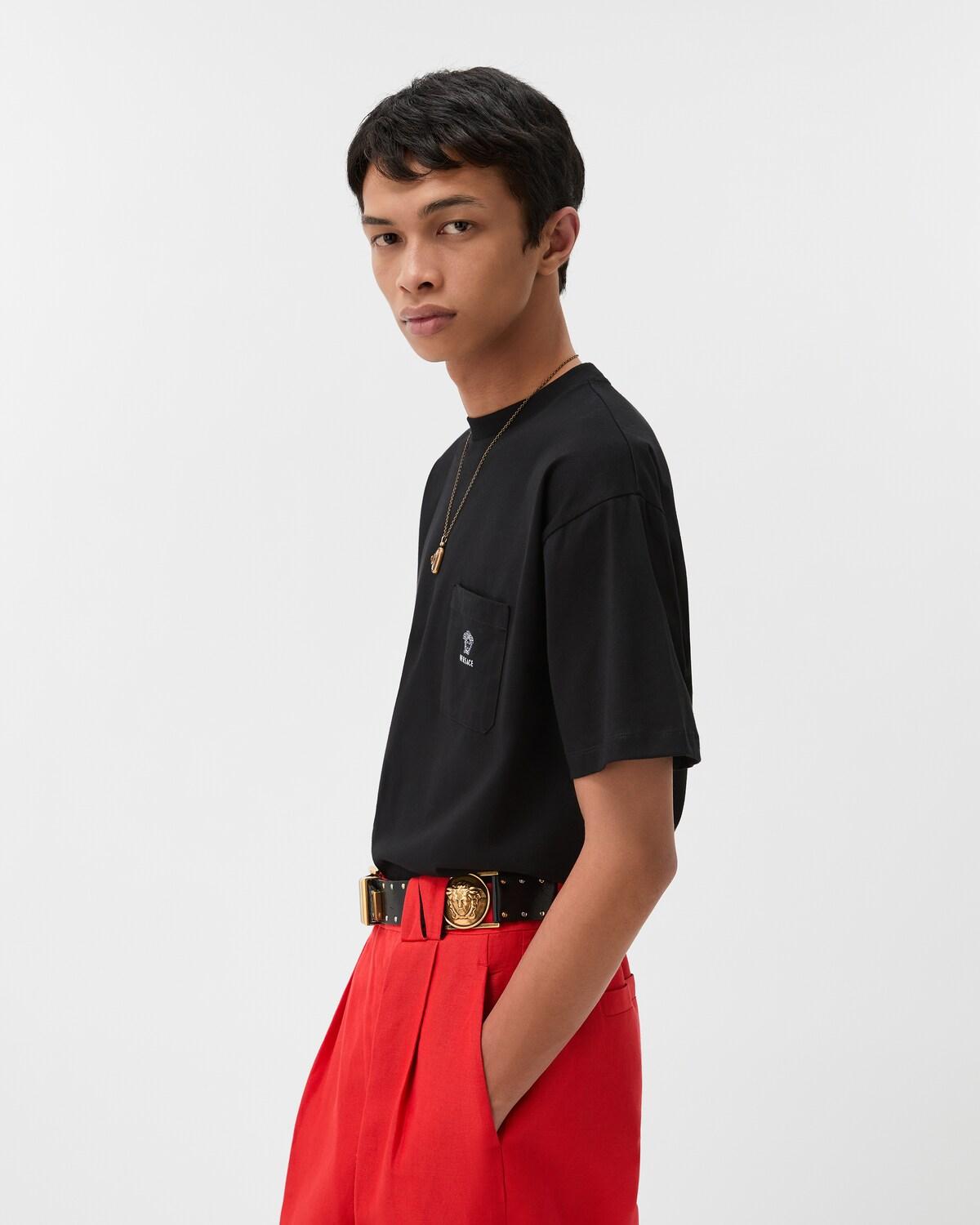 Embroidered Cotton-Jersey T-Shirt - Image 4