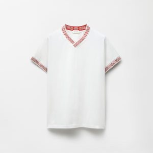 Jacquard Stretch Cotton-Jersey Slim T-Shirt