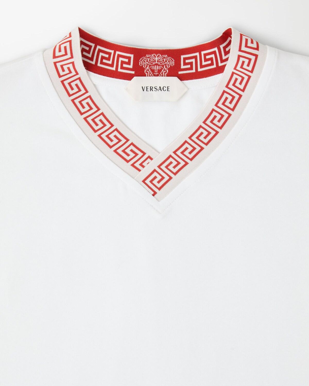 Jacquard Stretch Cotton-Jersey Slim T-Shirt - Image 2