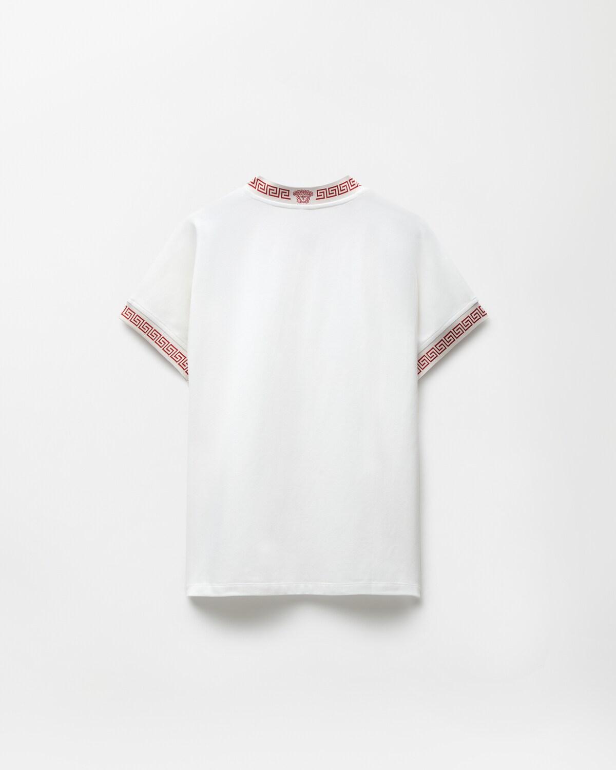 Jacquard Stretch Cotton-Jersey Slim T-Shirt - Image 3