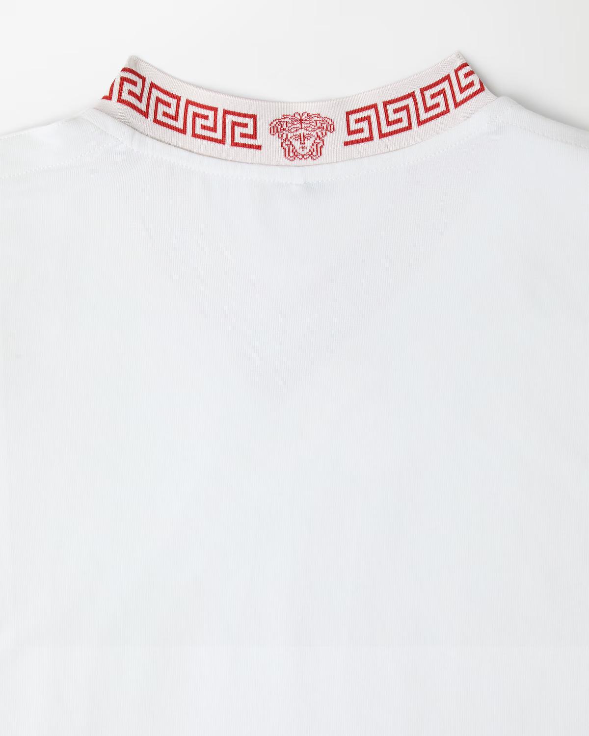 Jacquard Stretch Cotton-Jersey Slim T-Shirt - Image 4