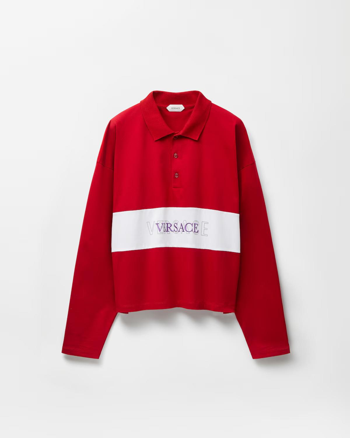 Embroidered-Logo Intarsia Cotton-Jersey Polo