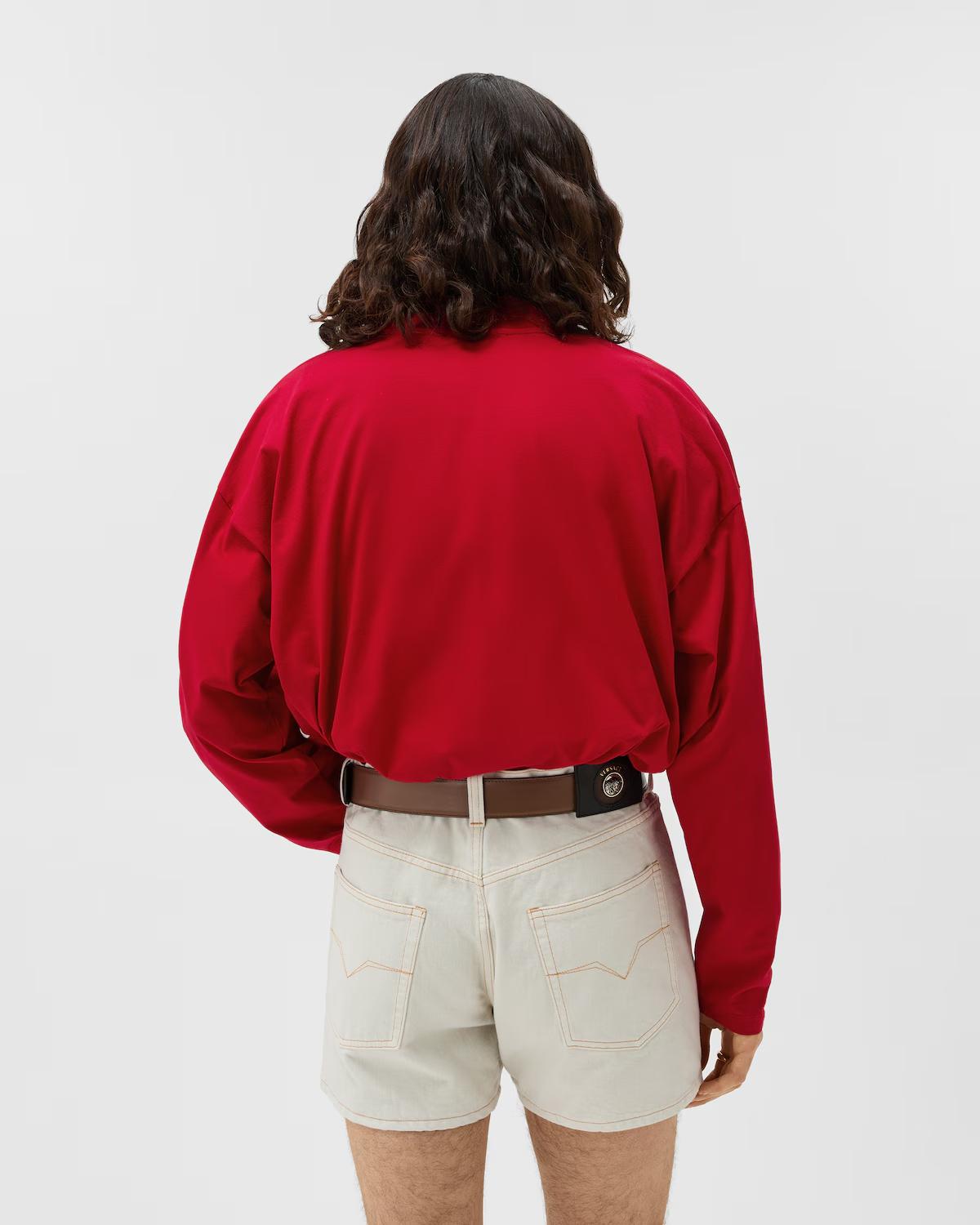 Embroidered-Logo Intarsia Cotton-Jersey Polo - Image 3