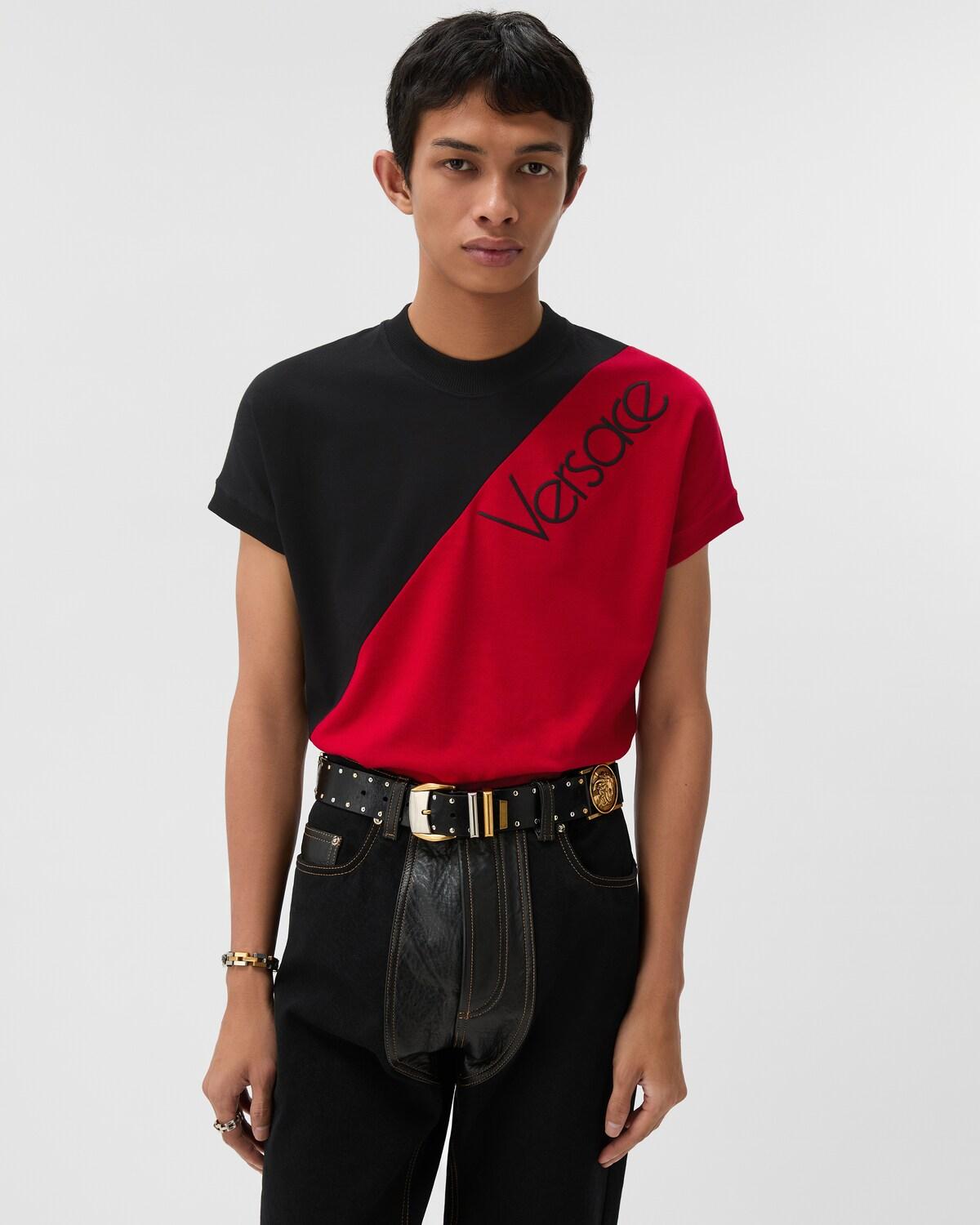 Embroidered-Logo Stretch Cotton-Jersey Slim T-Shirt - Image 2