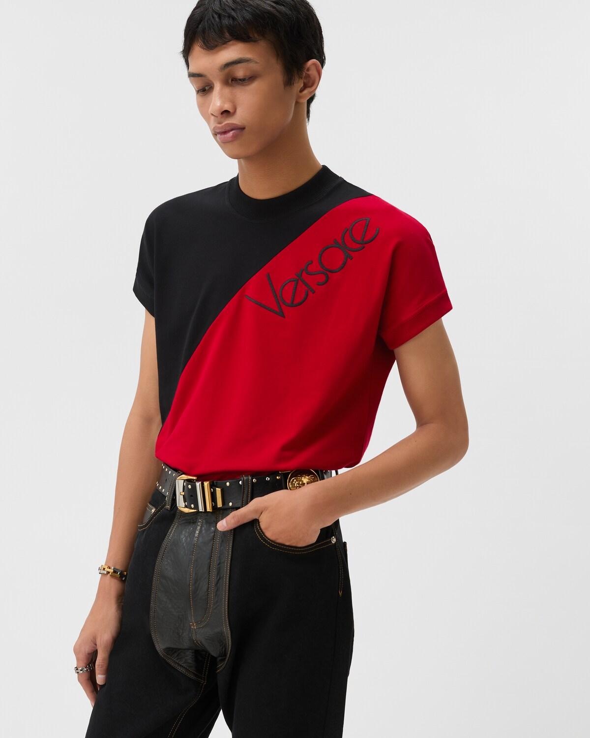 Embroidered-Logo Stretch Cotton-Jersey Slim T-Shirt - Image 4