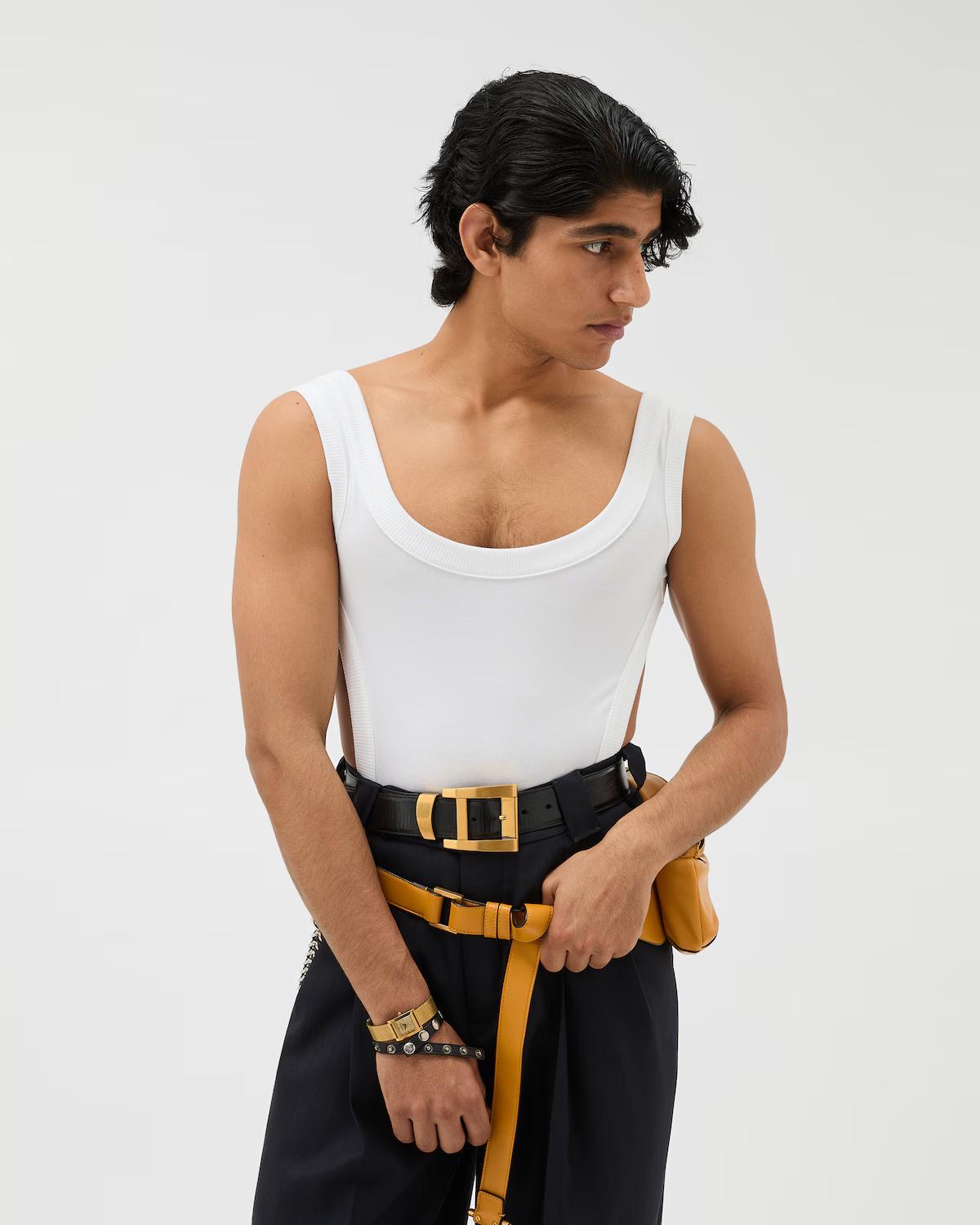 Embroidered Cotton-Jersey Bodysuit - Image 2