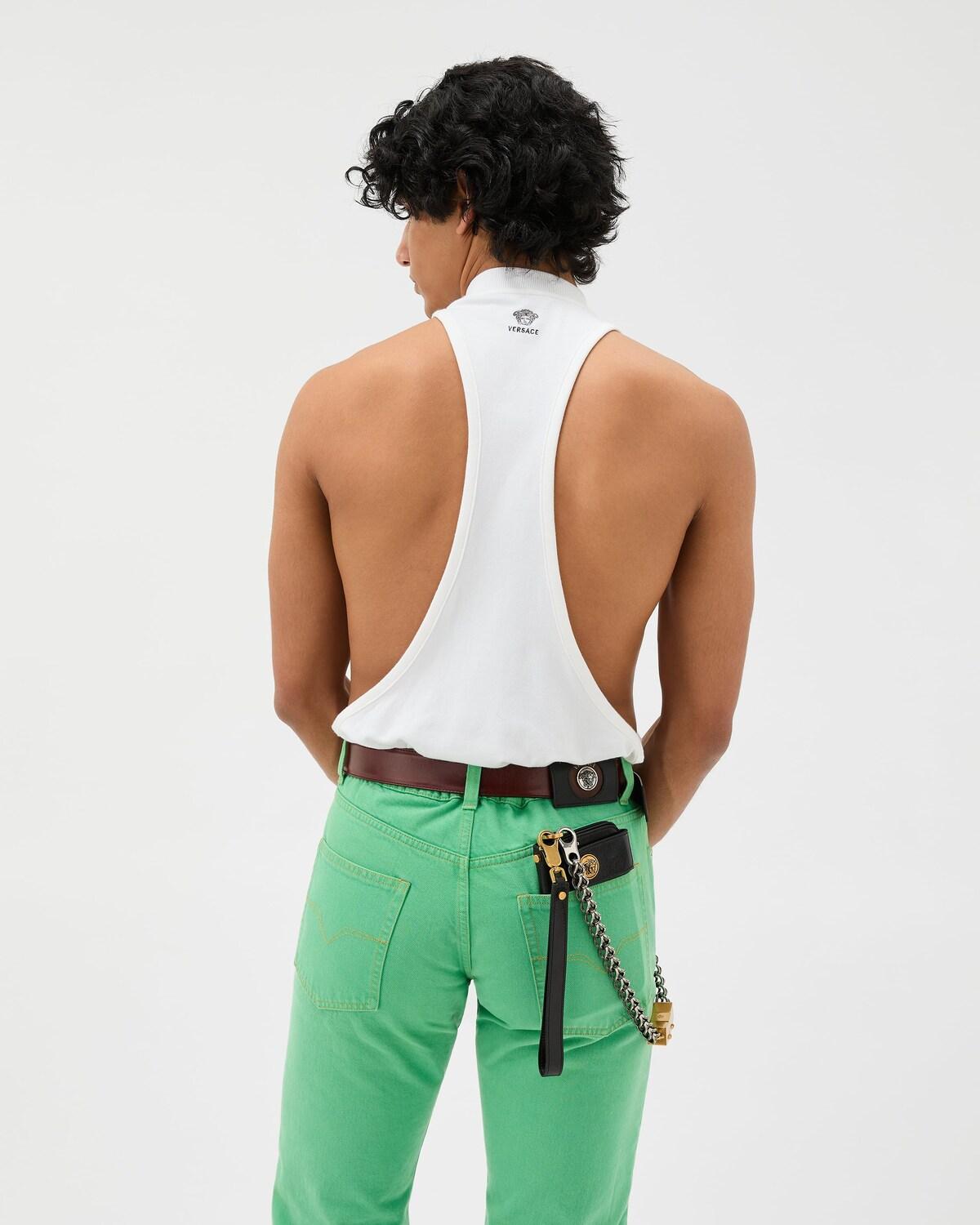 Stretch Cotton-Jersey Tank Top - Image 3