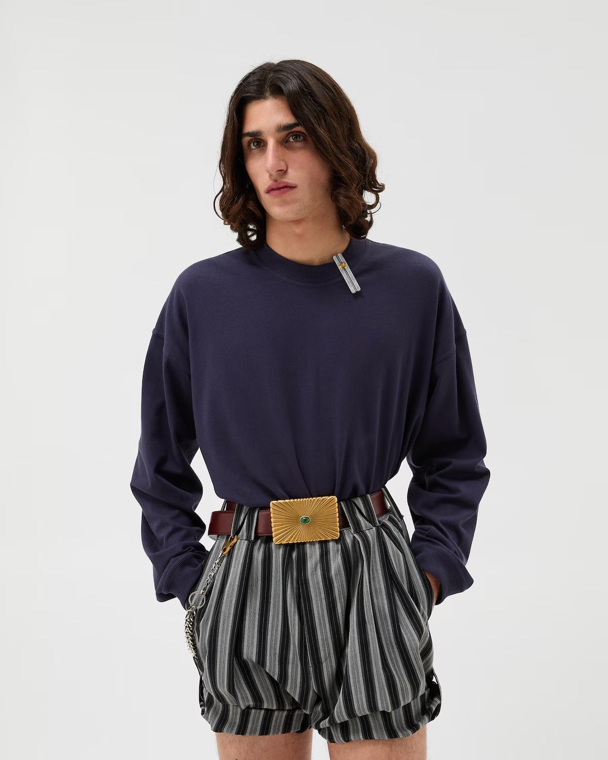 Embroidered Cotton-Jersey Long-Sleeved T-Shirt - Image 2