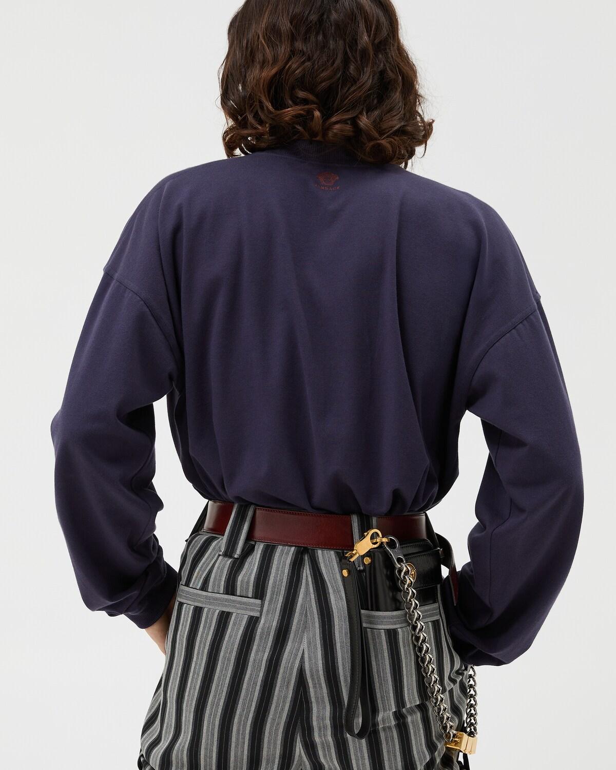 Embroidered Cotton-Jersey Long-Sleeved T-Shirt - Image 3