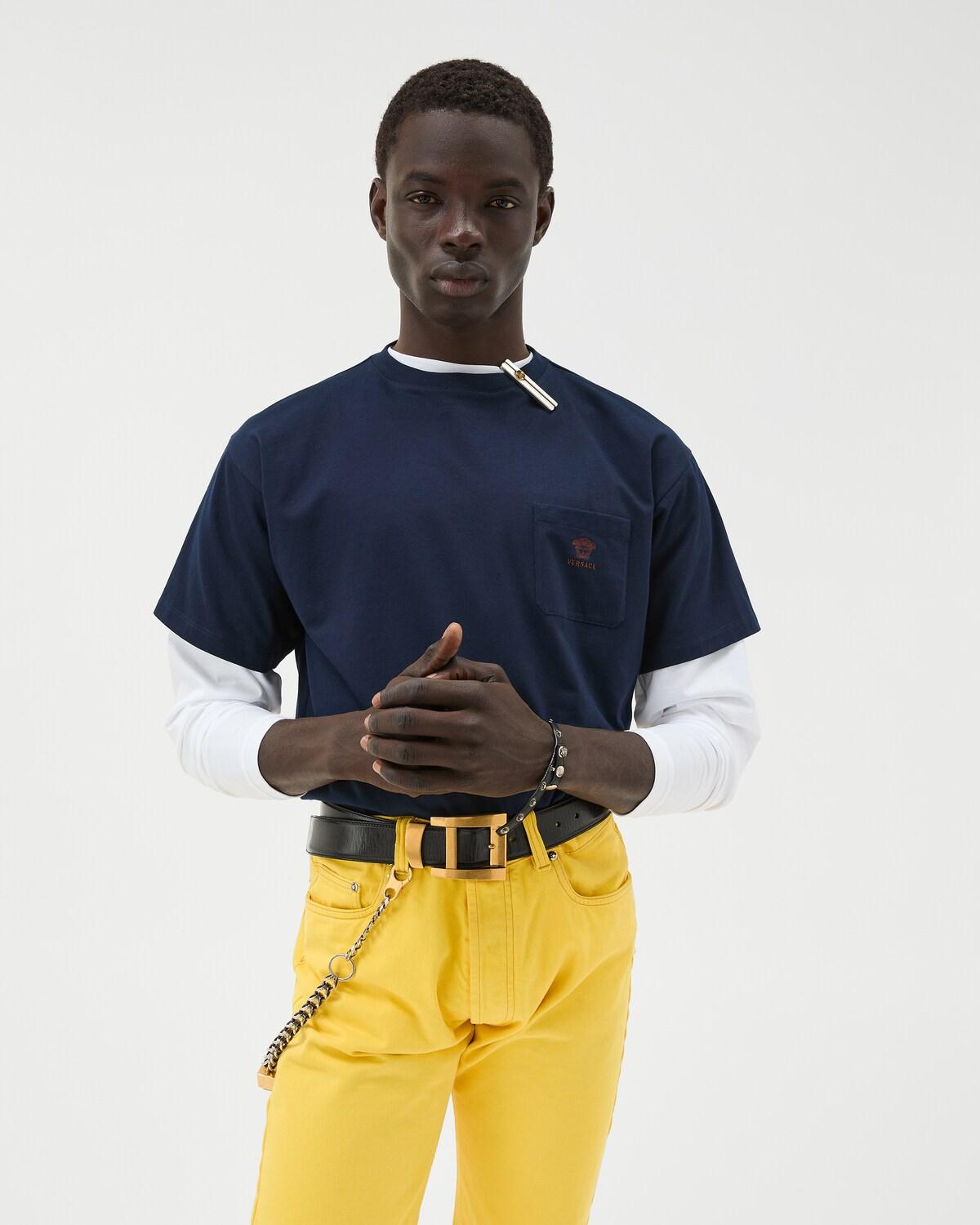 Embroidered Cotton-Jersey T-Shirt - Image 2