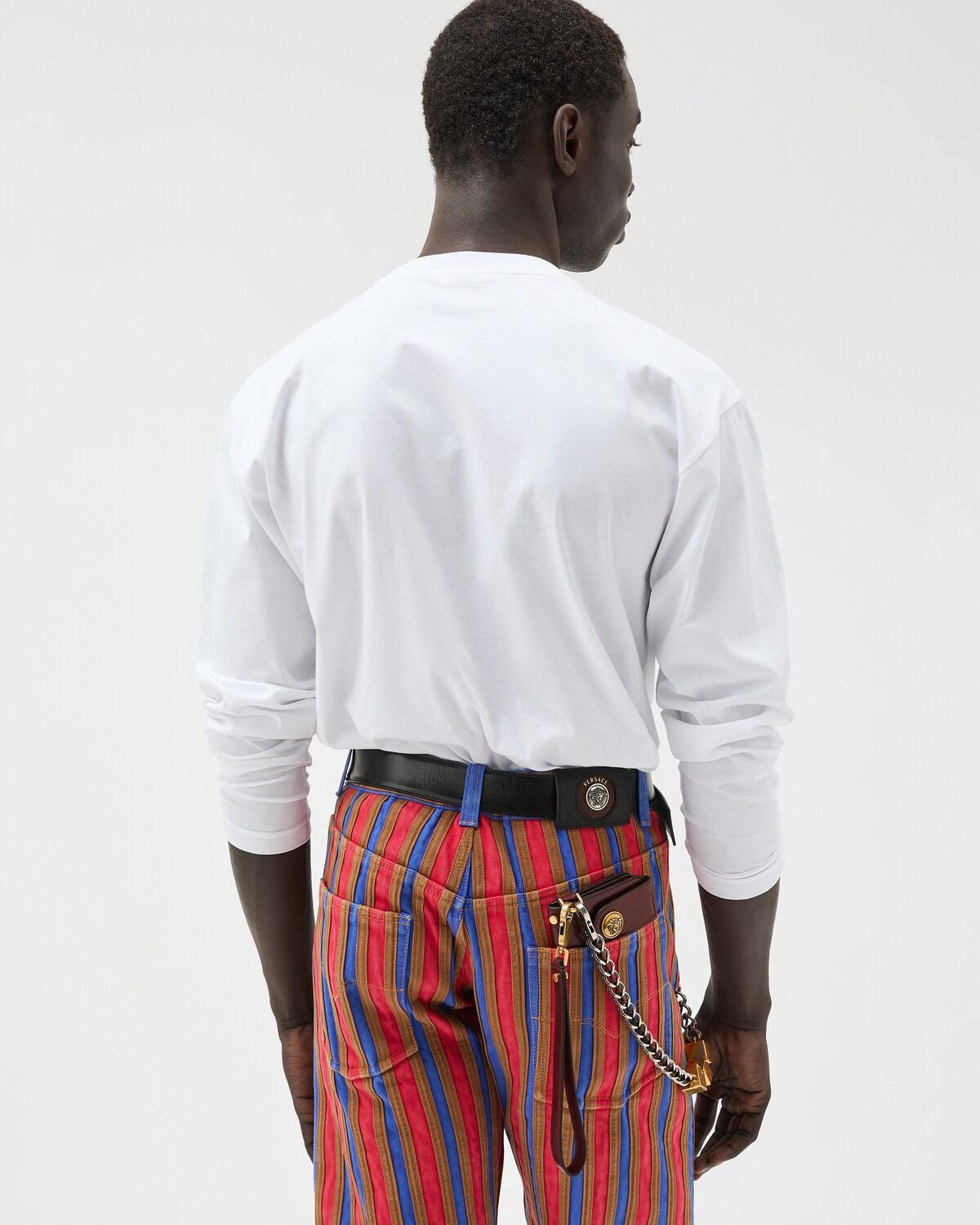 Embroidered Cotton-Jersey T-Shirt - Image 3