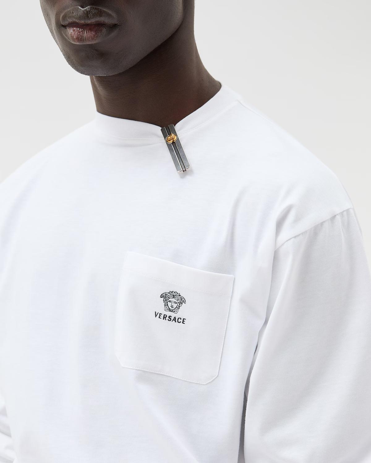 Embroidered Cotton-Jersey T-Shirt - Image 5