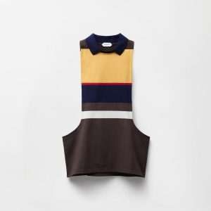 Striped Cotton-Jersey Tank Top