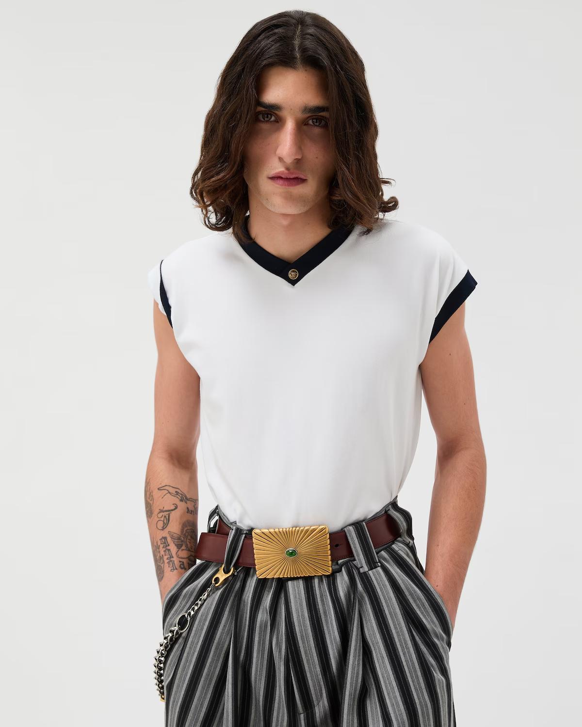 Stretch Cotton-Jersey Slim T-Shirt - Image 2