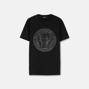 Embellished Cotton-Jersey Slim T-Shirt