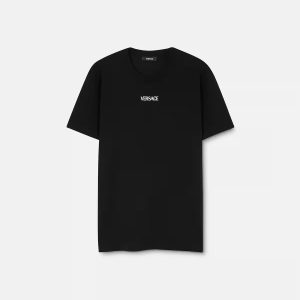 Embroidered Cotton-Jersey Slim T-Shirt