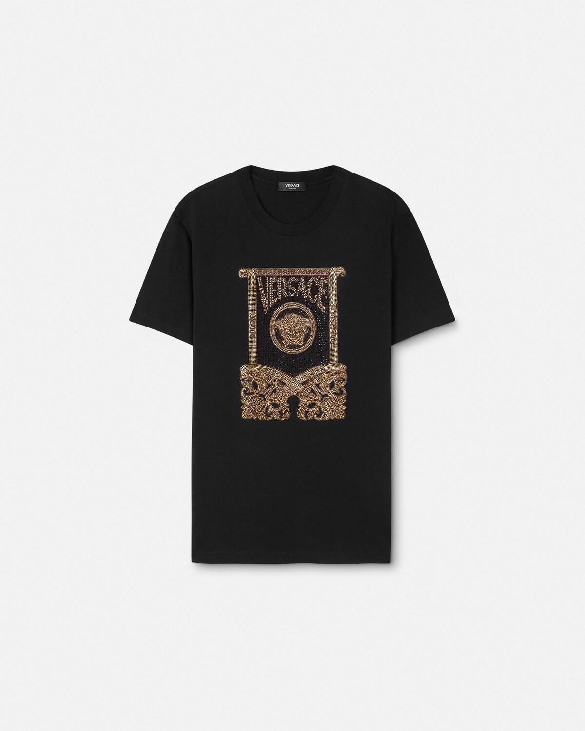 Embellished Cotton-Jersey T-Shirt