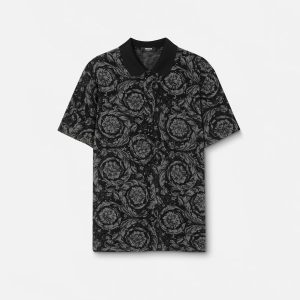 Jacquard Cotton Piqu?? Polo