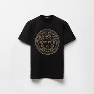 Embellished Cotton-Jersey T-Shirt