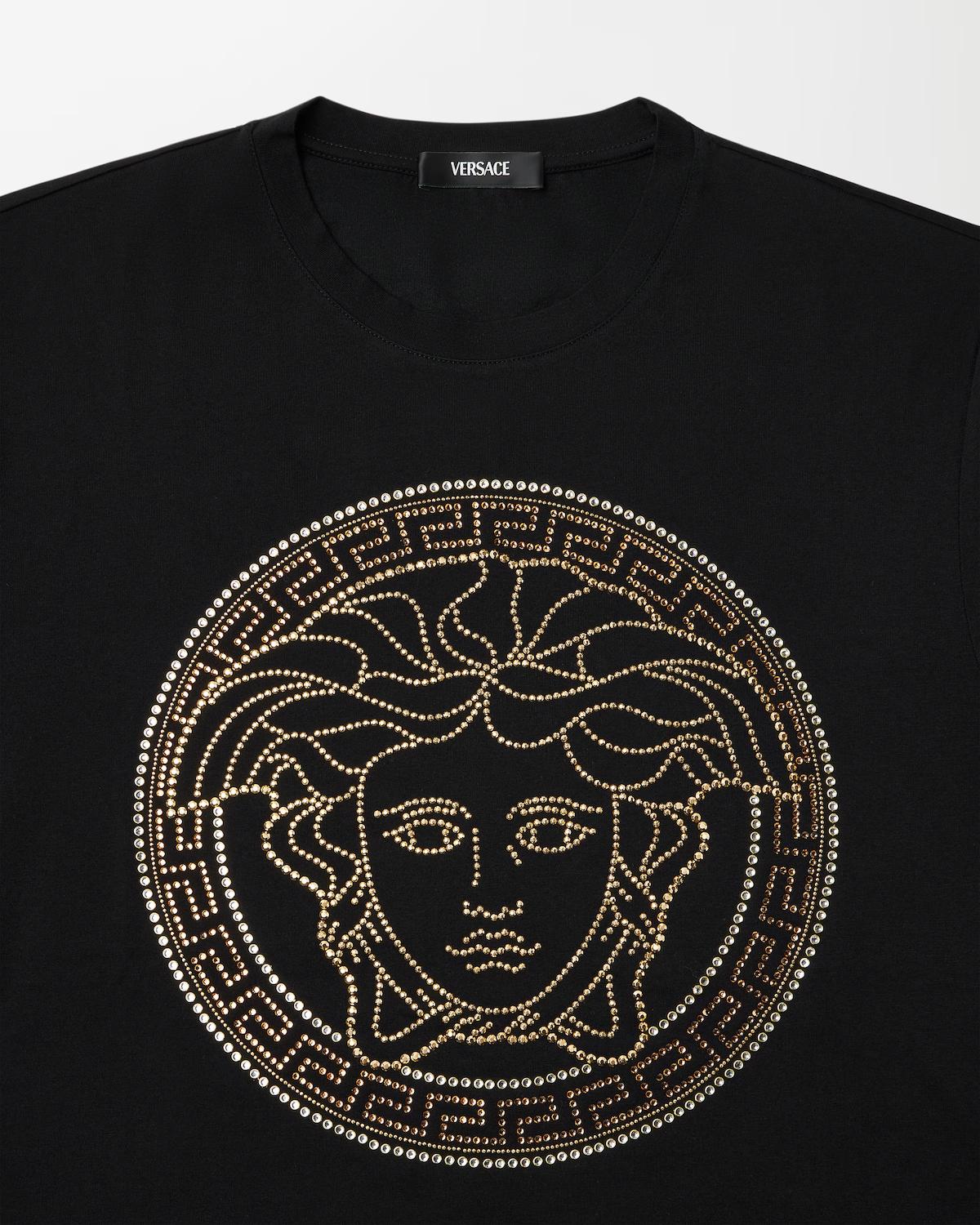 Embellished Cotton-Jersey T-Shirt - Image 2