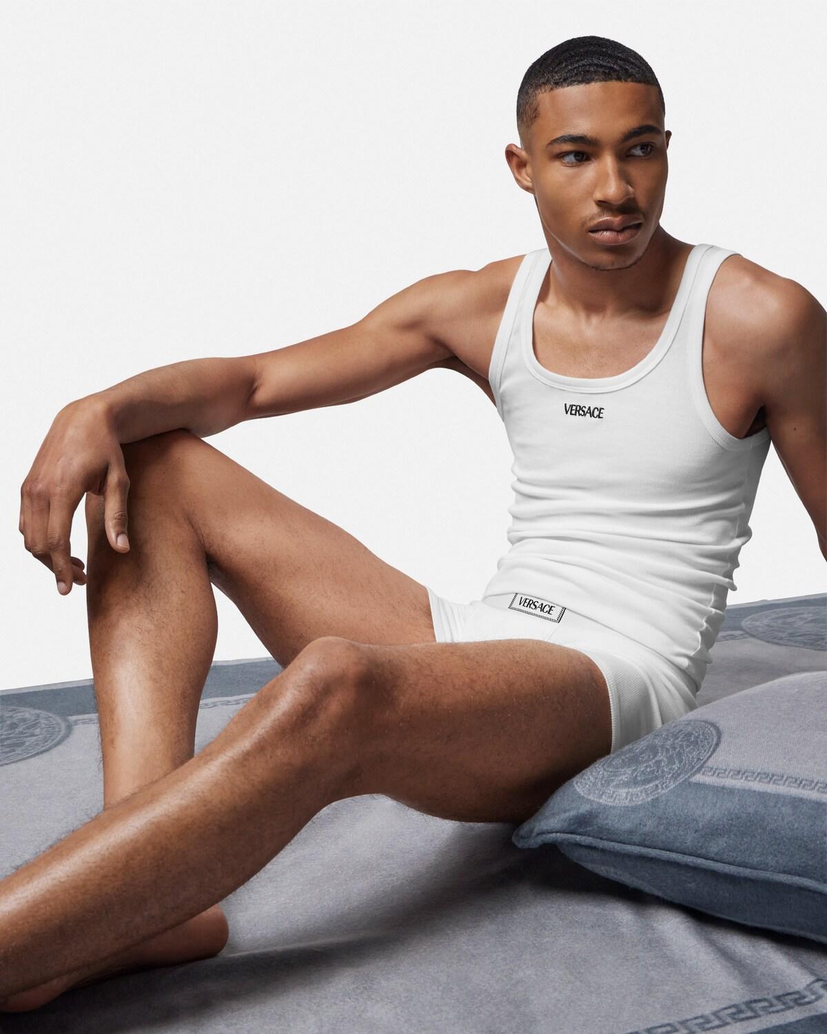 Cotton Ribbed Tank Top - Image 2