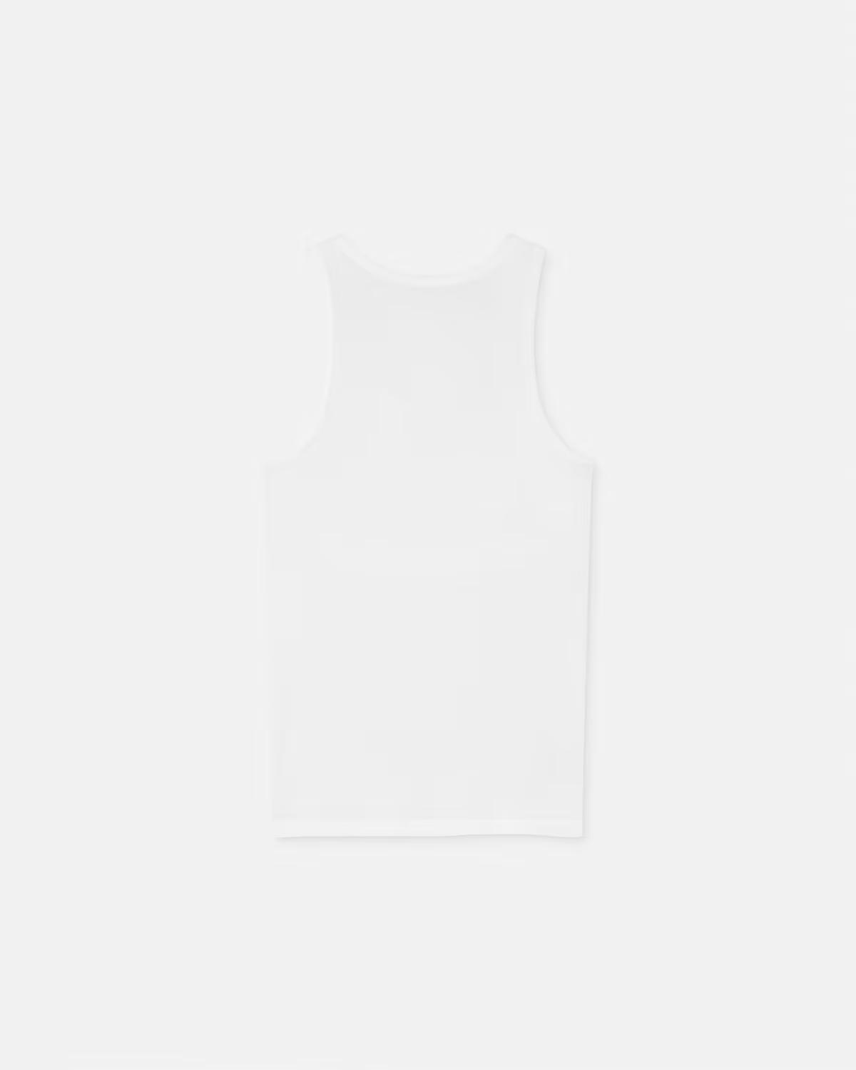 Cotton Ribbed Tank Top - Image 3