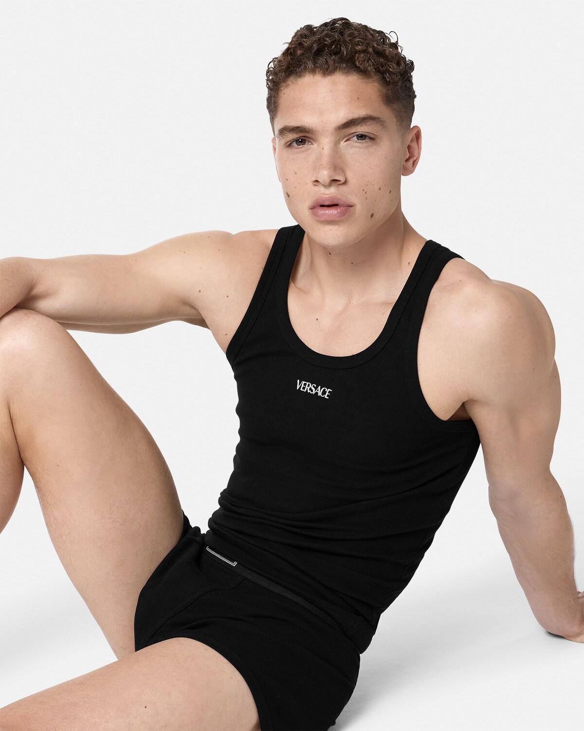Cotton Ribbed Tank Top - Image 2