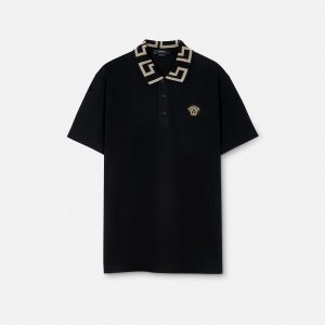 Embroidered Cotton Piqu?? Polo