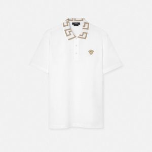 Embroidered Cotton Piqu?? Polo