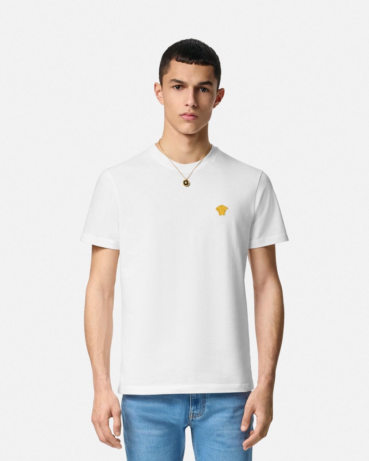 Embroidered Cotton-Jersey T-Shirt - Image 4