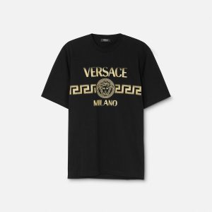 Printed Cotton-Jersey Regular T-Shirt