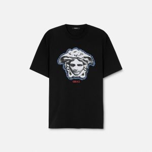 Printed Cotton-Jersey Regular T-Shirt