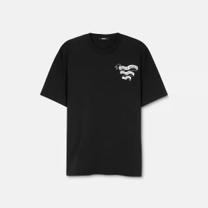 Printed Cotton-Jersey Regular T-Shirt